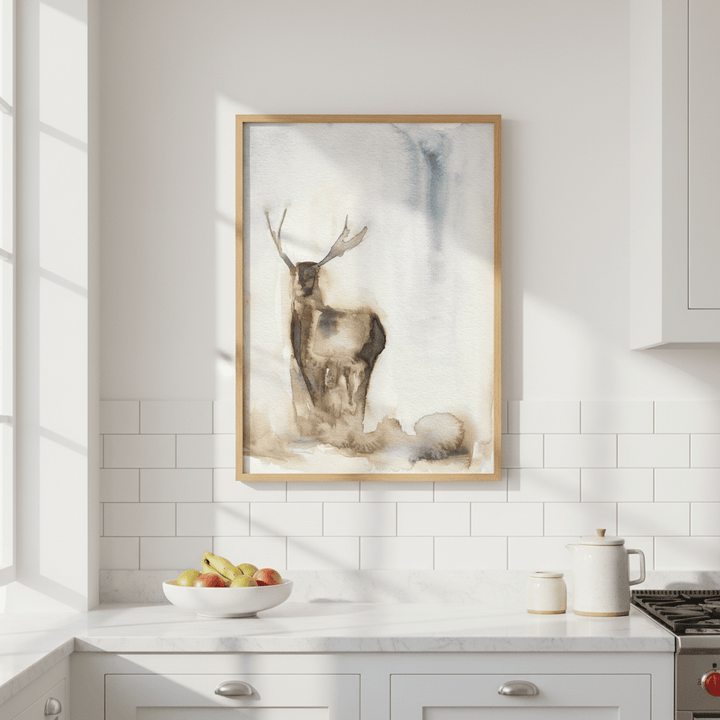 Deer in the Fog by Meredith O'Neal wall - art - picture - poster