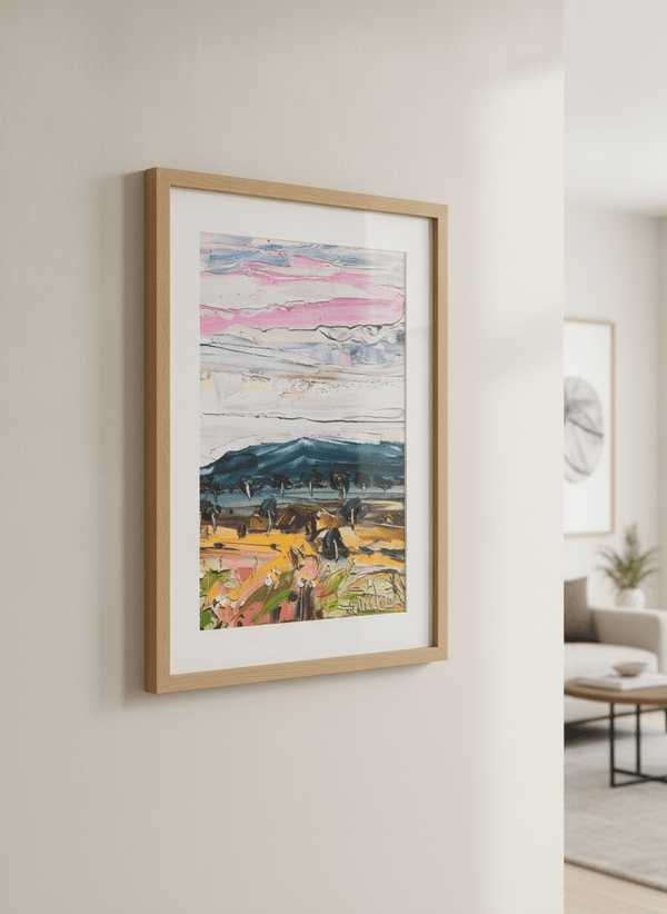 Denim Hills By Angela Hawkey | Art & Canvas Print