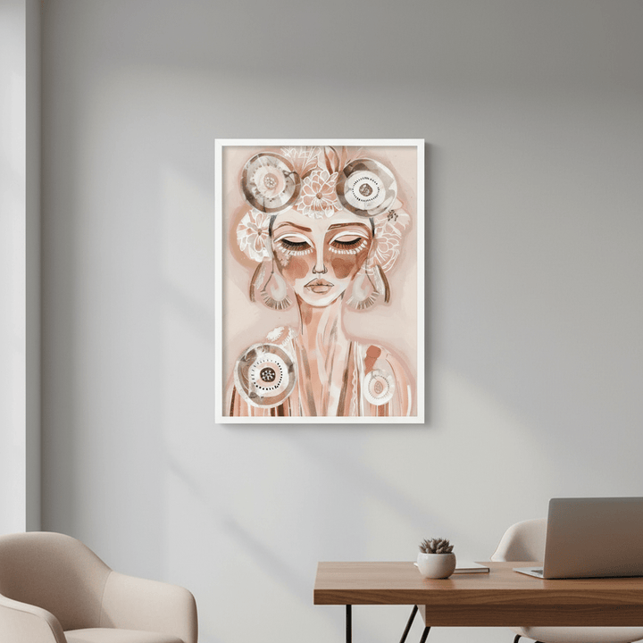 Desert Bloom by Bella Eve wall - art - picture - poster