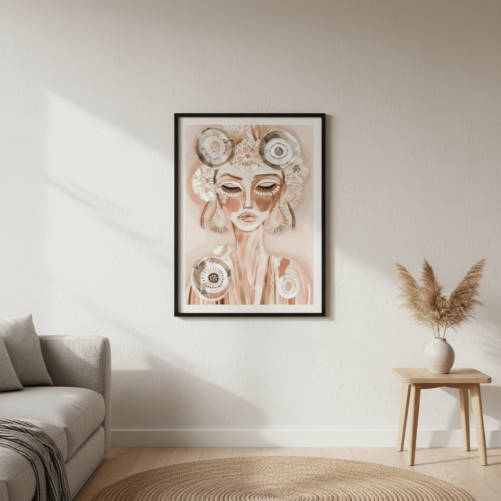 Desert Bloom by Bella Eve wall - art - picture - poster
