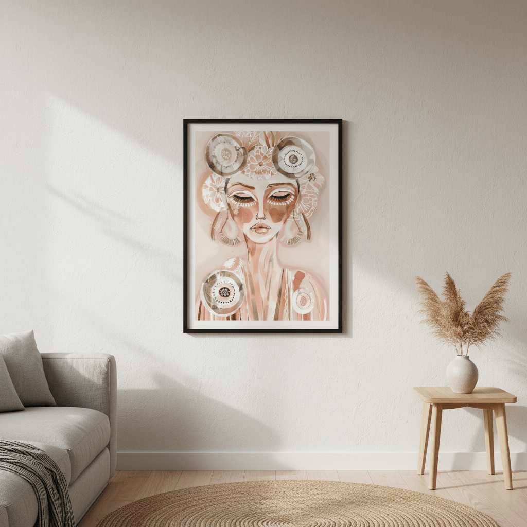 Desert Bloom by Bella Eve wall - art - picture - poster