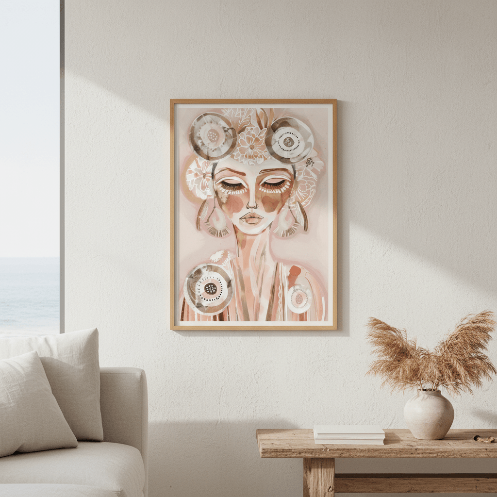 Desert Bloom by Bella Eve wall - art - picture - poster