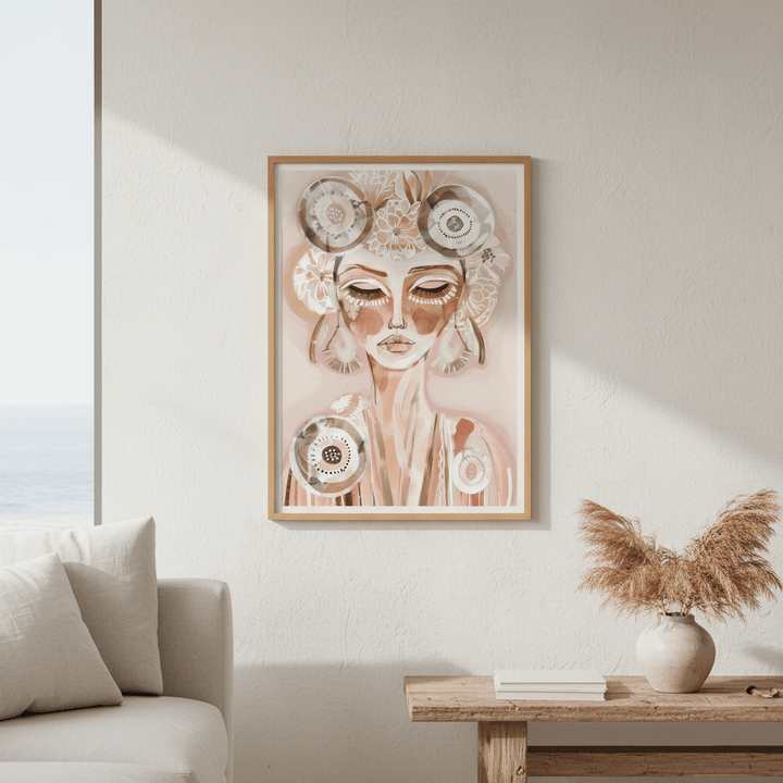 Desert Bloom by Bella Eve wall - art - picture - poster