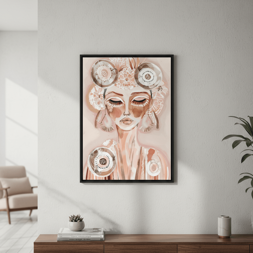 Desert Bloom by Bella Eve wall - art - picture - poster
