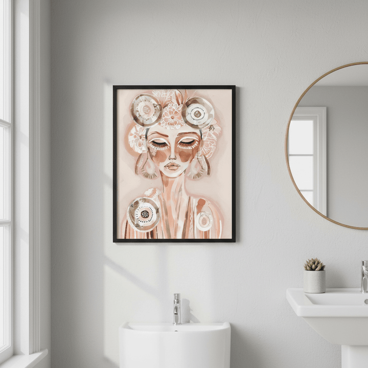 Desert Bloom by Bella Eve wall - art - picture - poster