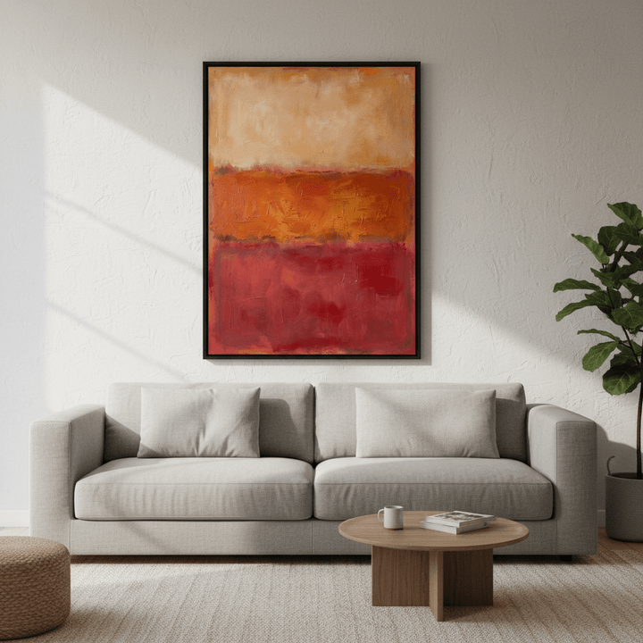 Desert Dawn Abstract Wall Art Inspired by Mark Rothko wall - art - picture - poster