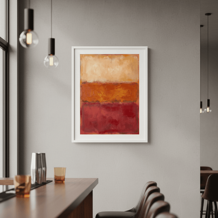 Desert Dawn Abstract Wall Art Inspired by Mark Rothko wall - art - picture - poster