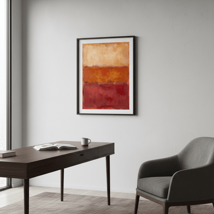 Desert Dawn Abstract Wall Art Inspired by Mark Rothko wall - art - picture - poster