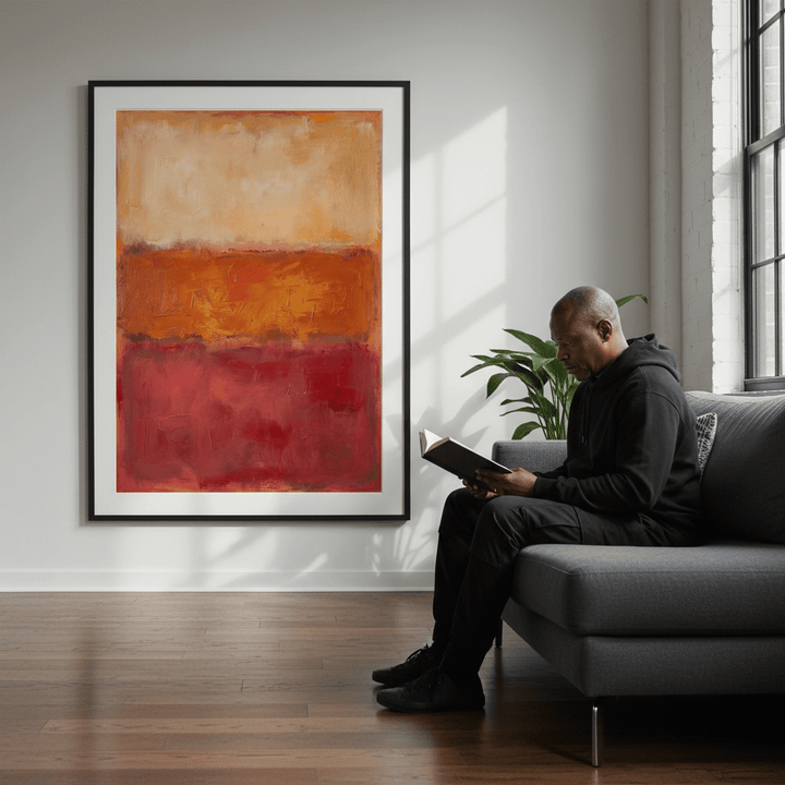 Desert Dawn Abstract Wall Art Inspired by Mark Rothko wall - art - picture - poster