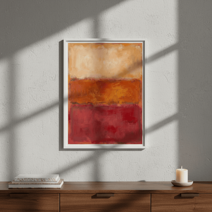 Desert Dawn Abstract Wall Art Inspired by Mark Rothko wall - art - picture - poster