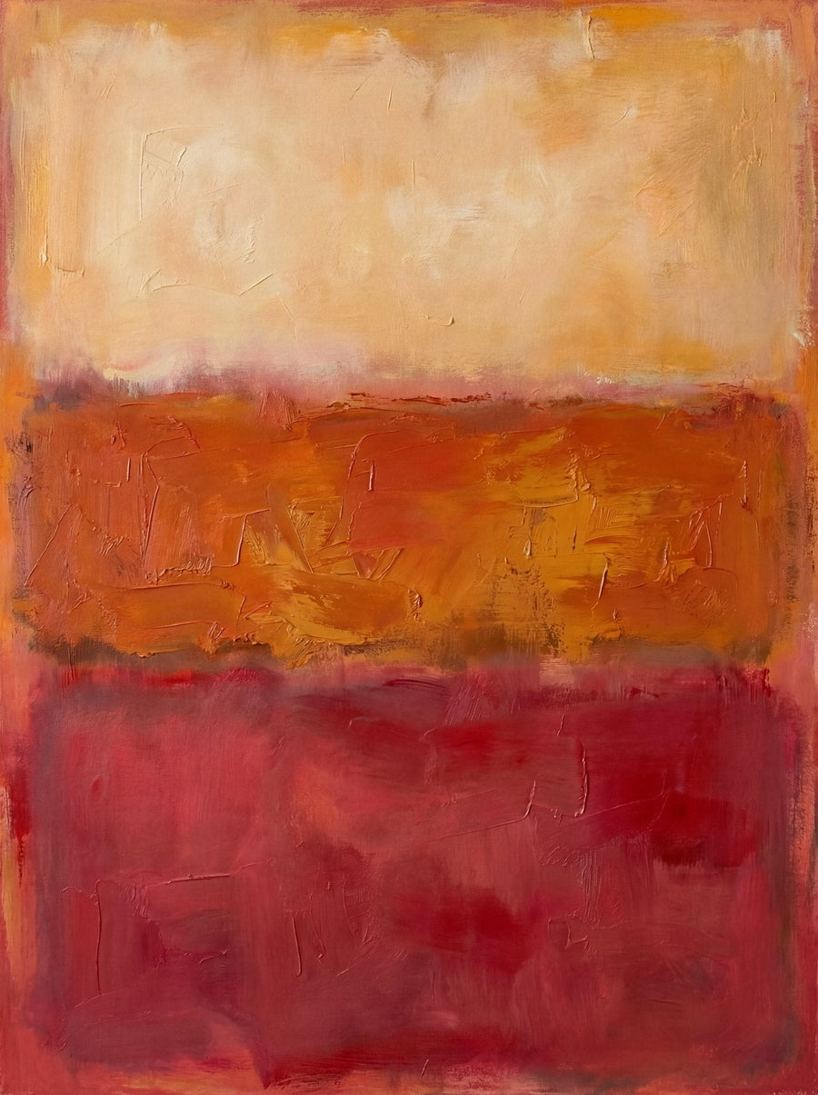 Desert Dawn Abstract Wall Art Inspired by Mark Rothko