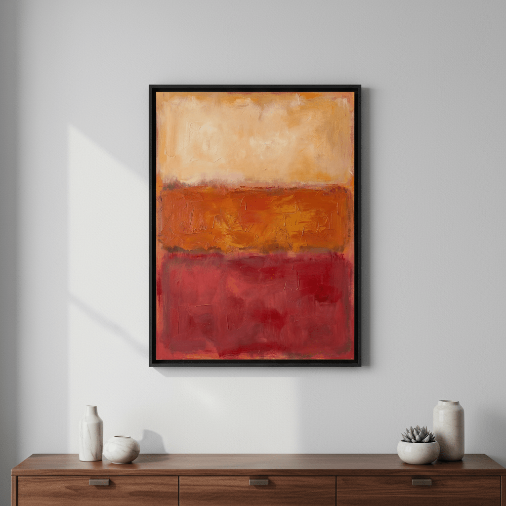 Desert Dawn Abstract Wall Art Inspired by Mark Rothko wall - art - picture - poster