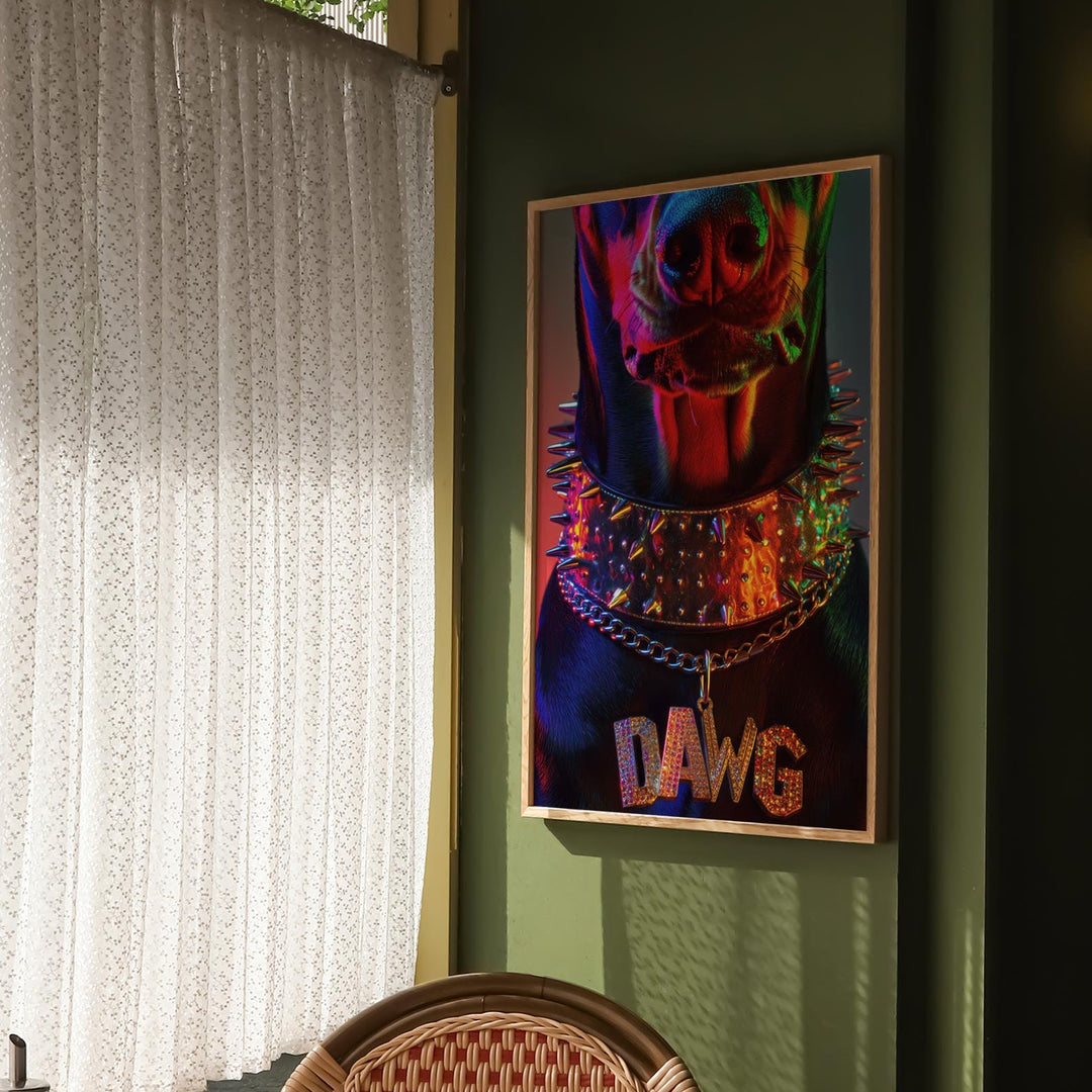Diamond Collar Wall Art wall - art - picture - poster