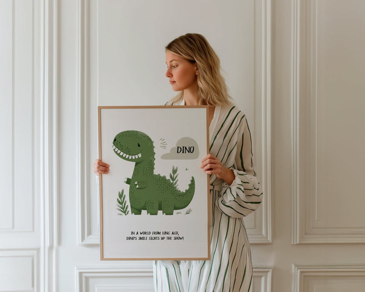 Dino Nursery Childrens Wall Print - Style My Wall