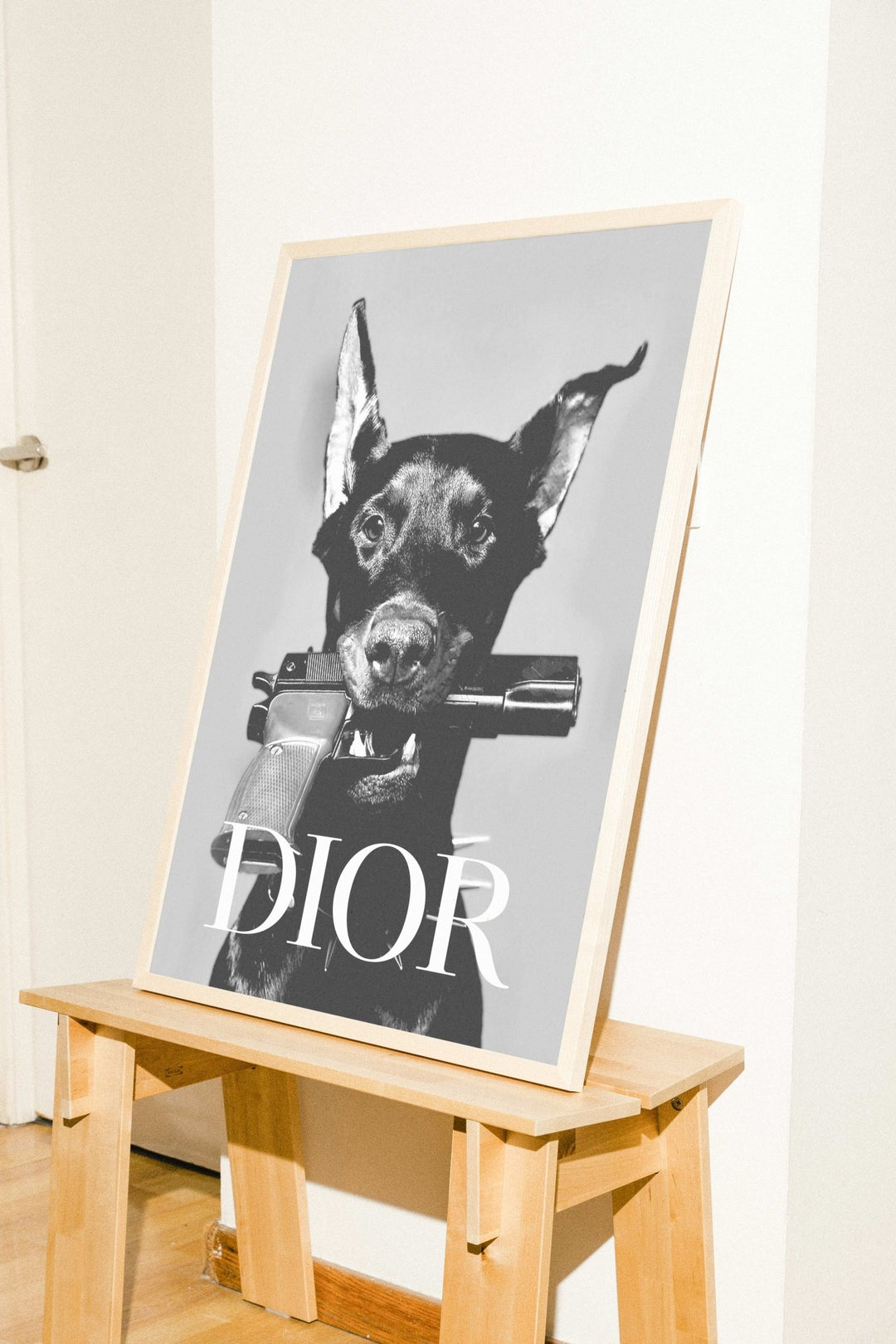 Dior Dobermann Photograph wall - art - picture - poster