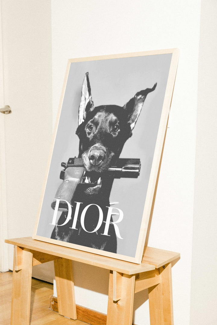 Dior Dobermann Photograph wall - art - picture - poster