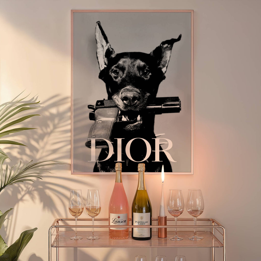 Dior Dobermann Photograph wall - art - picture - poster