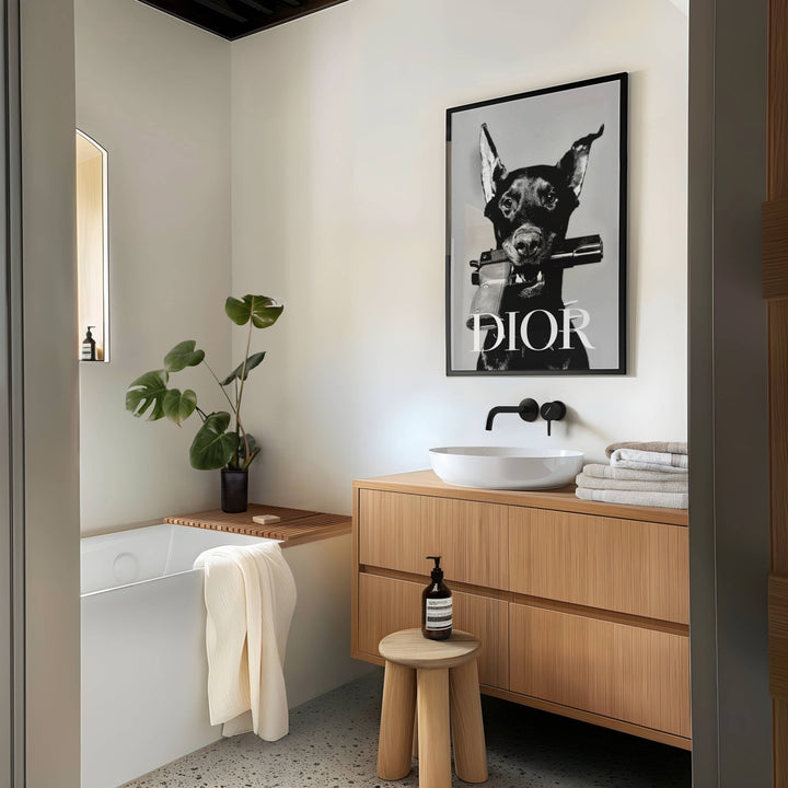 Dior Dobermann Photograph wall - art - picture - poster