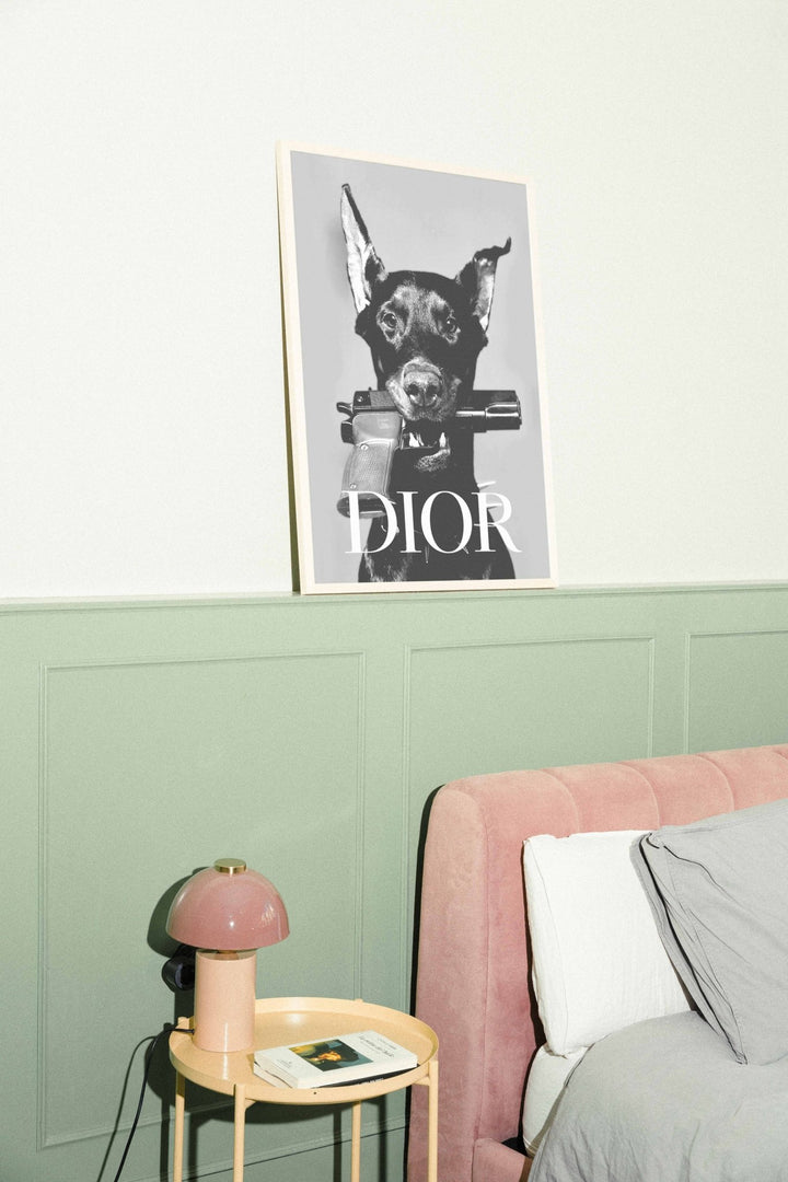 Dior Dobermann Photograph wall - art - picture - poster