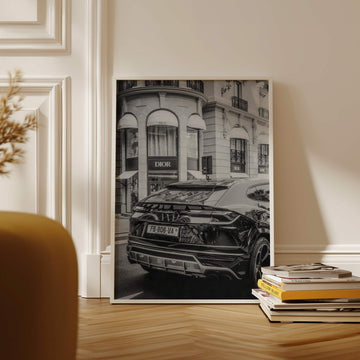 Dior Lamborghini Fashion Photograph wall - art - picture - poster
