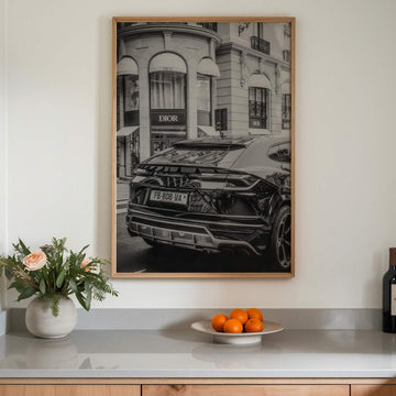 Dior Lamborghini Fashion Photograph wall - art - picture - poster
