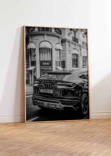 Dior Lamborghini Fashion Photograph wall - art - picture - poster
