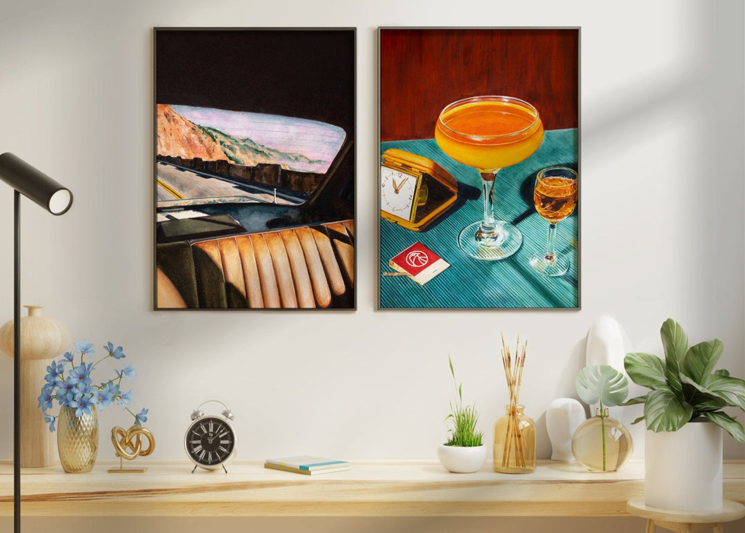 Don't Look Back by Julia Ockert Set of 2 wall - art - picture - poster