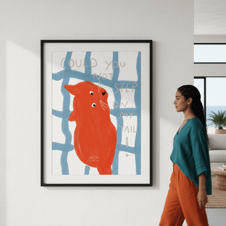 Don't Step on My Tail by Hayde Nizard wall - art - picture - poster
