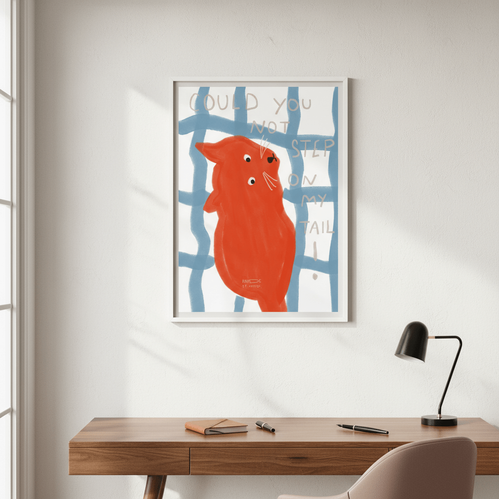 Don't Step on My Tail by Hayde Nizard wall - art - picture - poster