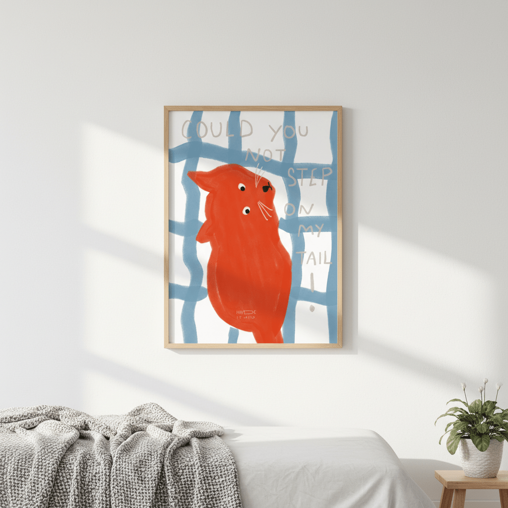 Don't Step on My Tail by Hayde Nizard wall - art - picture - poster
