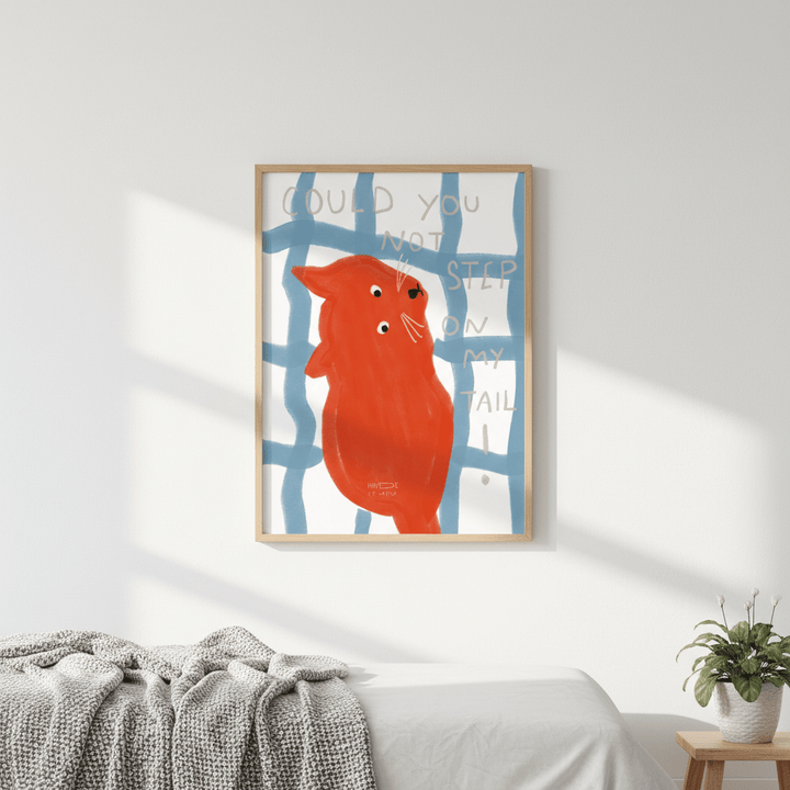 Don't Step on My Tail by Hayde Nizard wall - art - picture - poster