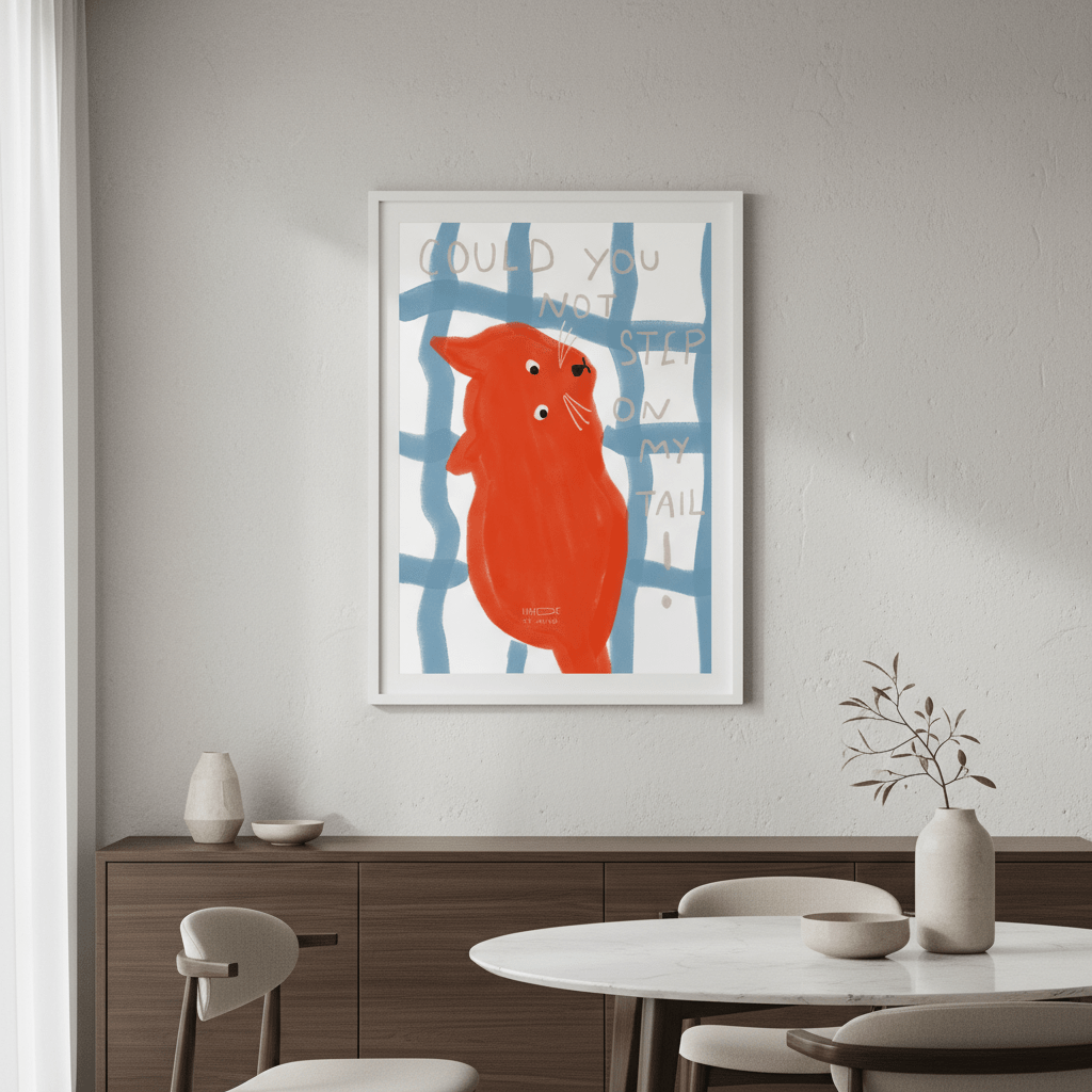 Don't Step on My Tail by Hayde Nizard wall - art - picture - poster