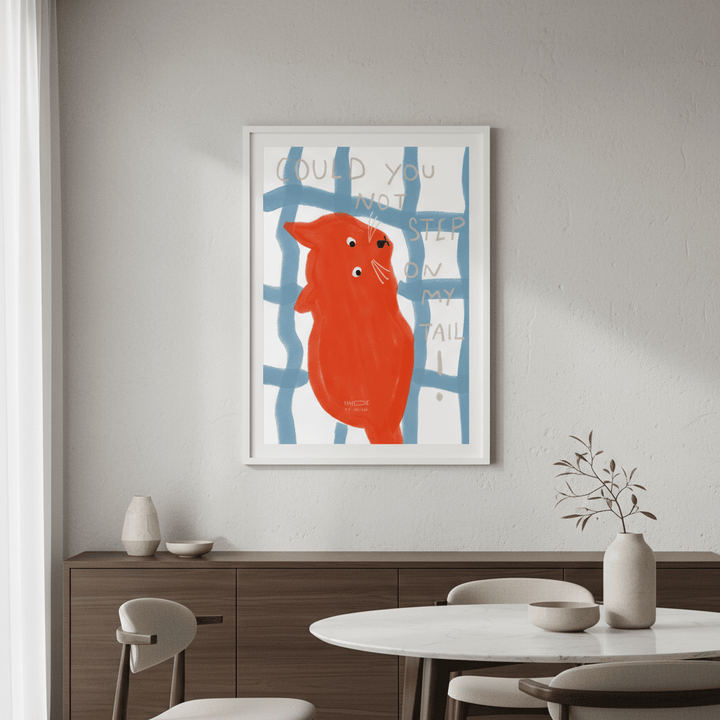 Don't Step on My Tail by Hayde Nizard wall - art - picture - poster