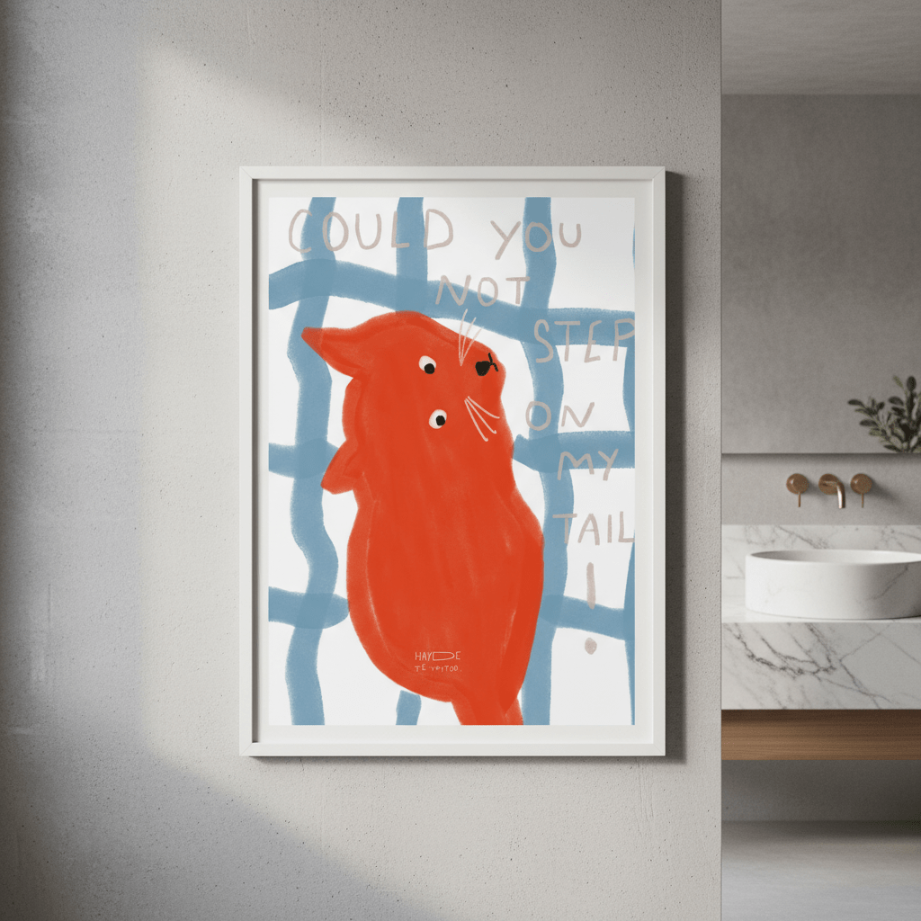 Don't Step on My Tail by Hayde Nizard wall - art - picture - poster
