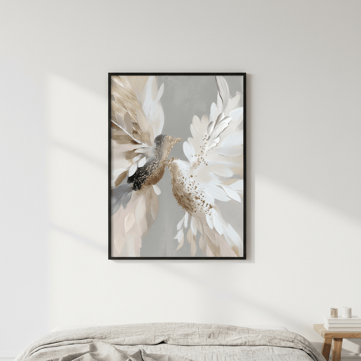 Doves in Bloom by Bella Eve wall - art - picture - poster