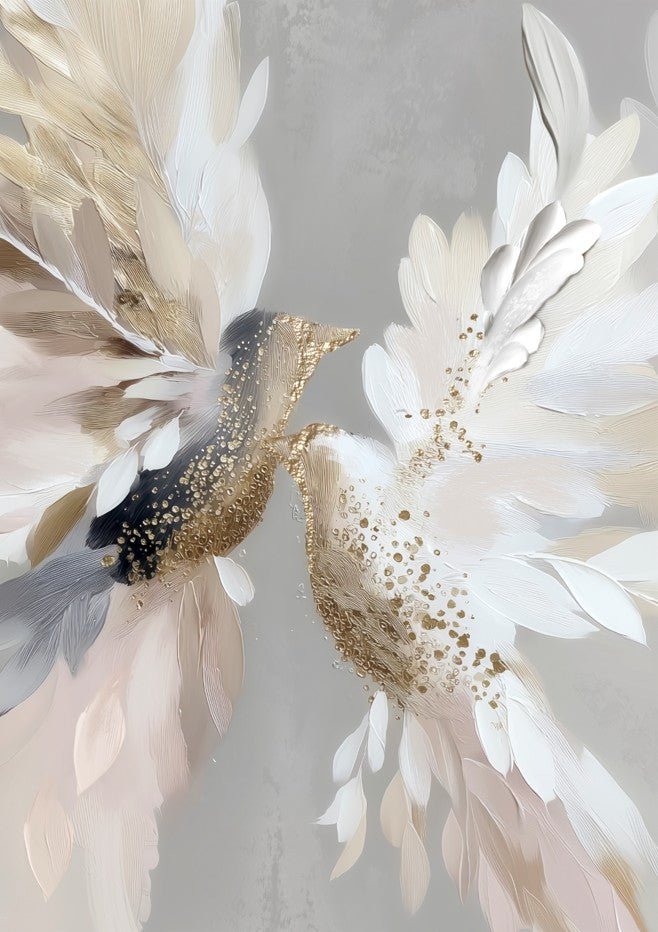 Doves in Bloom by Bella Eve