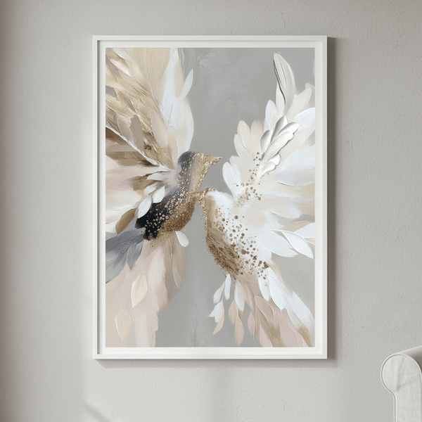 Doves in Bloom by Bella Eve
