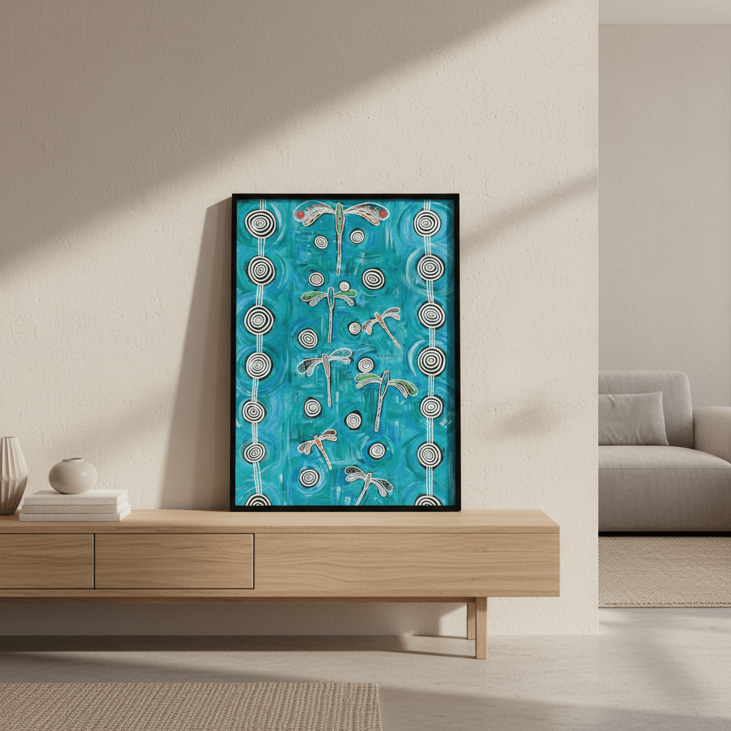 Dragonfly by Emma Rigney wall - art - picture - poster