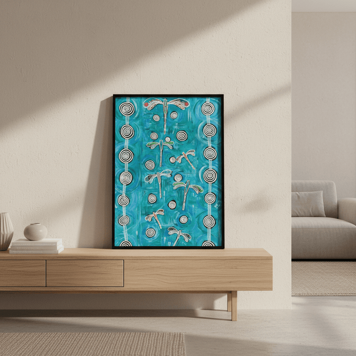 Dragonfly by Emma Rigney wall - art - picture - poster