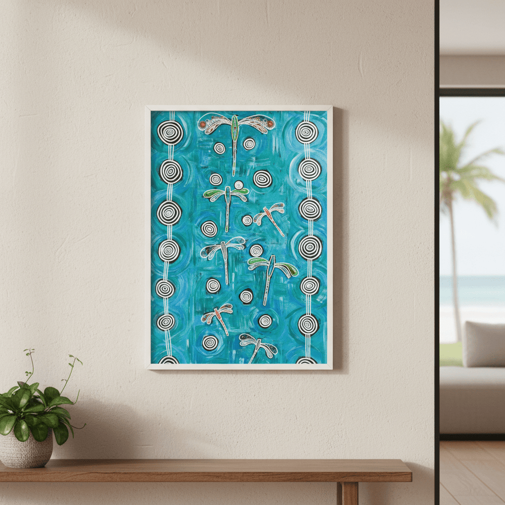 Dragonfly by Emma Rigney wall - art - picture - poster