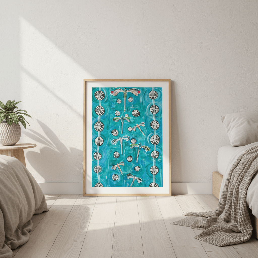 Dragonfly by Emma Rigney wall - art - picture - poster