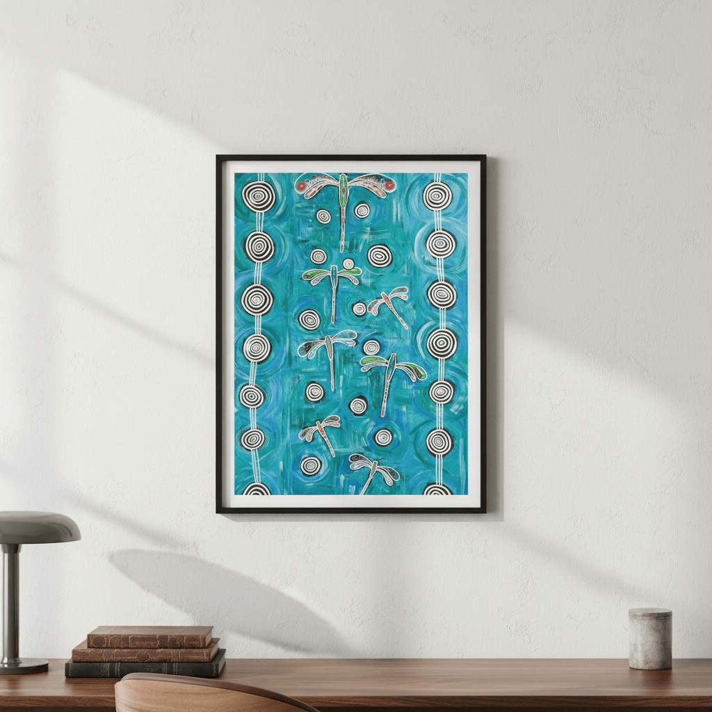 Dragonfly by Emma Rigney wall - art - picture - poster
