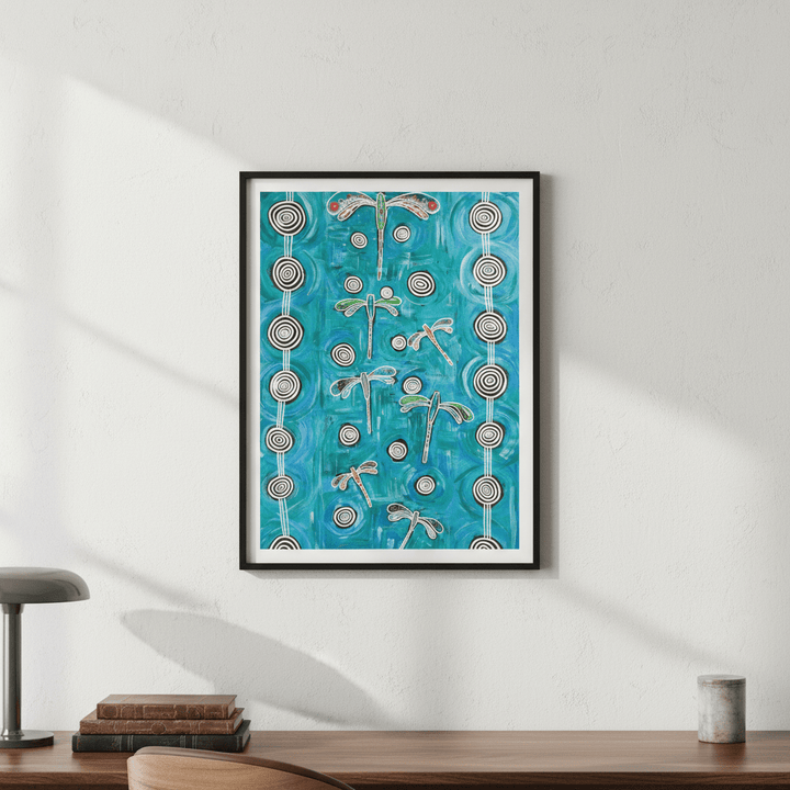 Dragonfly by Emma Rigney wall - art - picture - poster