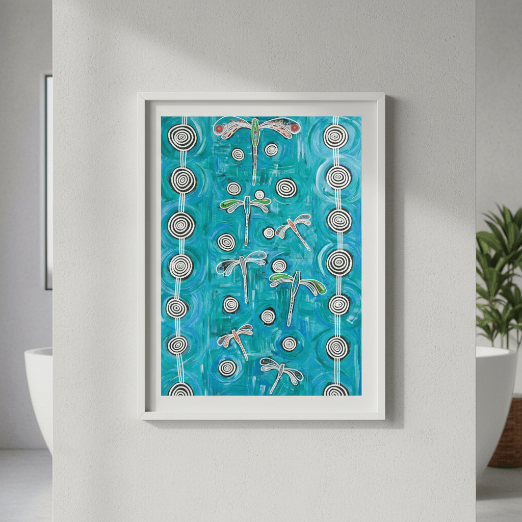 Dragonfly by Emma Rigney wall - art - picture - poster