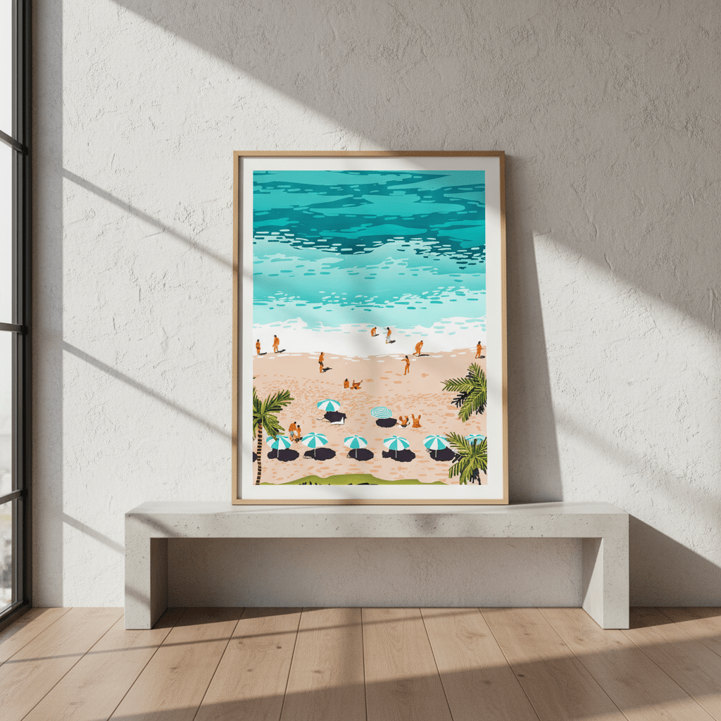 Dream in Colors Borrowed from the Sea by 83 Oranges wall - art - picture - poster