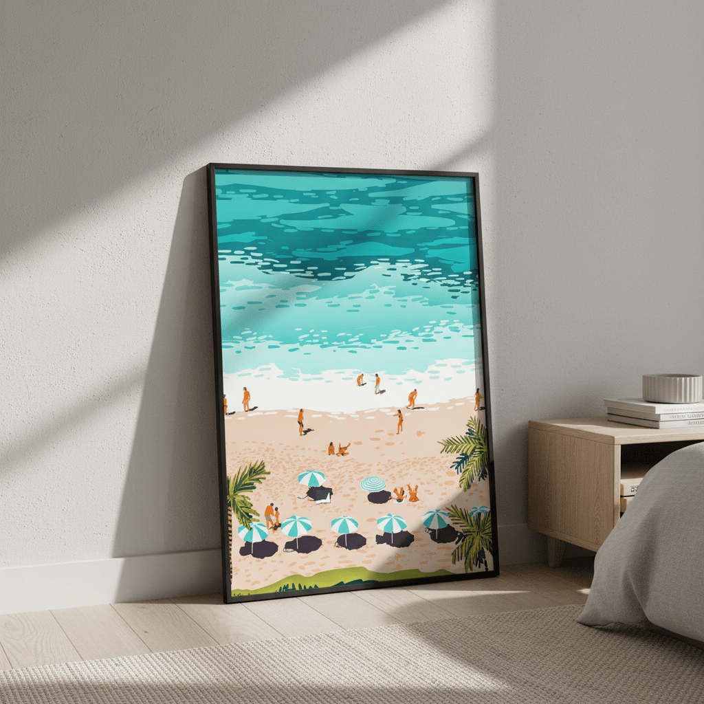 Dream in Colors Borrowed from the Sea by 83 Oranges wall - art - picture - poster