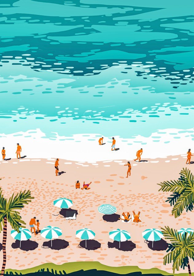 Dream in Colors Borrowed from the Sea by 83 Oranges