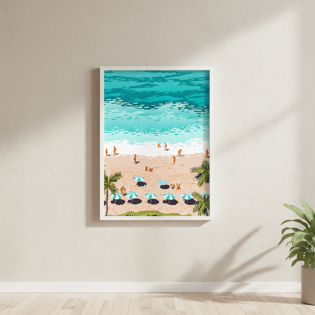 Dream in Colors Borrowed from the Sea by 83 Oranges wall - art - picture - poster