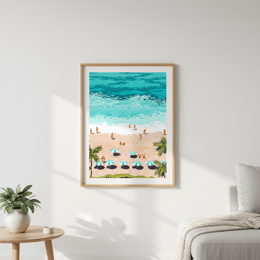 Dream in Colors Borrowed from the Sea by 83 Oranges wall - art - picture - poster