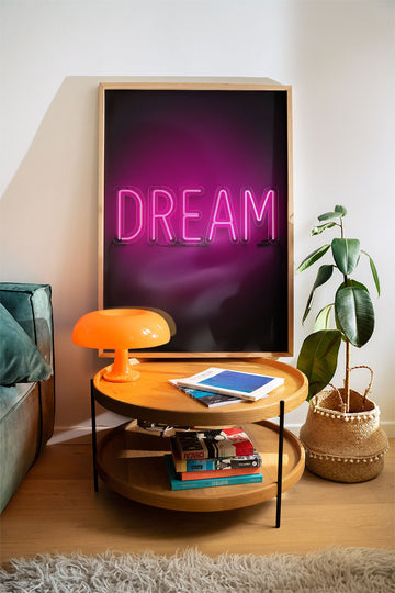 Dream Neon Print Wall Art wall - art - picture - poster